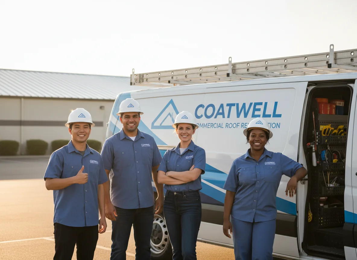 Commercial roof coating company in Avalon, WI